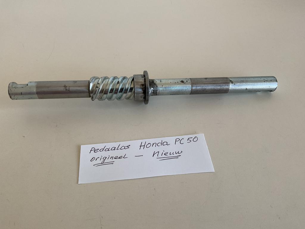 HONDA PC50 pedaal-as NIEUW ORIGINEEL, Fietsen en Brommers, Brommeronderdelen | Oldtimers, Ophalen of Verzenden, Nieuw, Overige typen