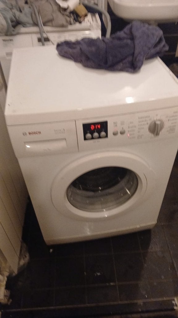 Wasmachine, Ophalen of Verzenden, Gebruikt, 1200 tot 1600 toeren, 85 tot 90 cm