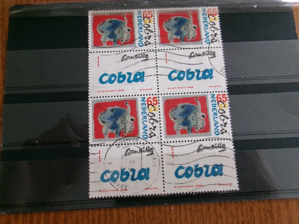 1988 - blok cobra 65 ct (918f), Postzegels en Munten, Postzegels | Nederland, Verzenden, Gestempeld