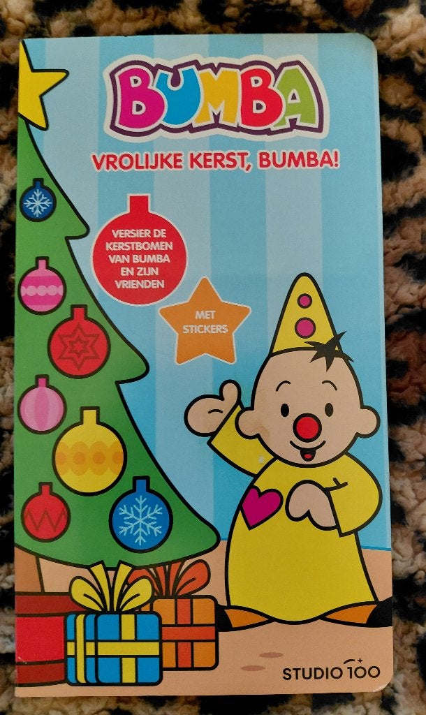 Bumba Vrolijke Kerst! Nieuw boek met stickers, Ophalen of Verzenden, Nieuw, Studio 100, Prentenboek