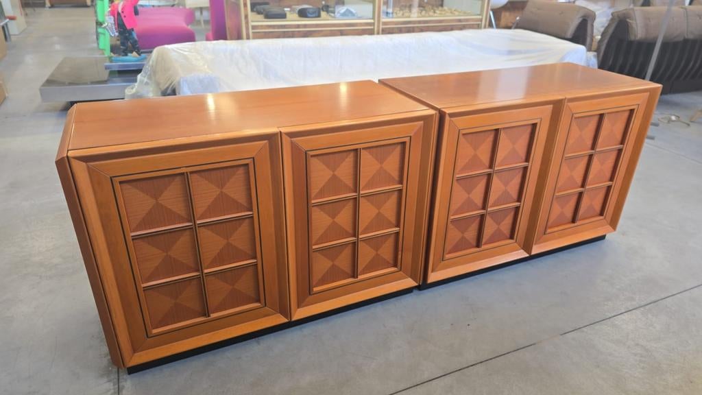 Italiaanse modulair dressoir, Huis en Inrichting, Kasten | Dressoirs, Ophalen, Met plank(en), Gebruikt, Mid century