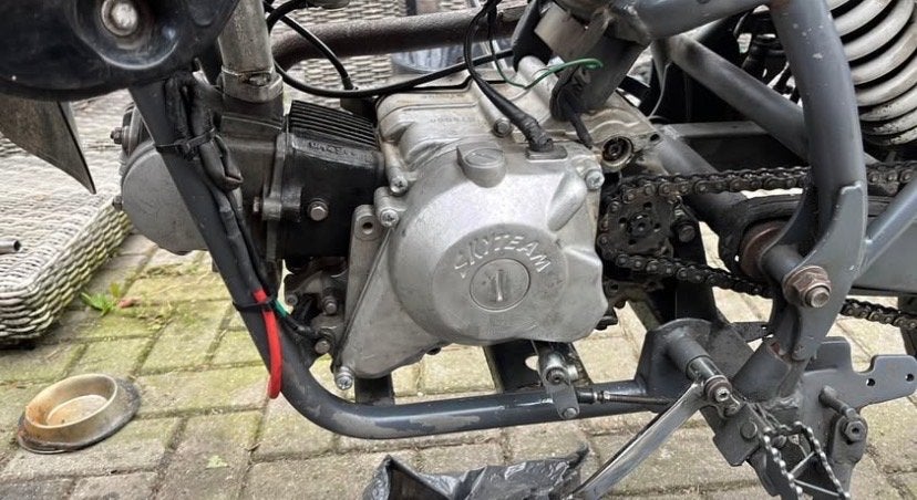 50cc Schakelblok Skyteam - Onbekend defect, liep wel, Motoren, Ophalen, Gebruikt