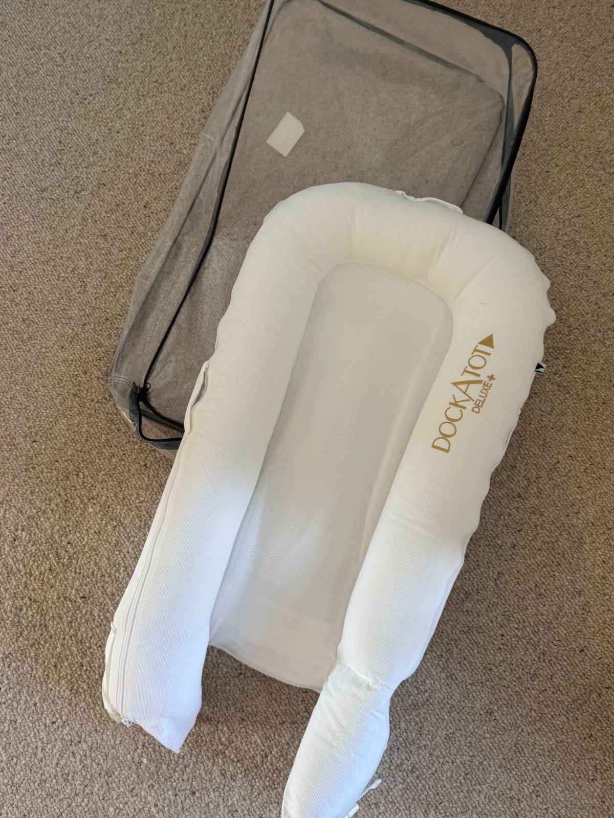DockATot Deluxe+ babynestje wit, Ophalen, Zo goed als nieuw, Overige typen