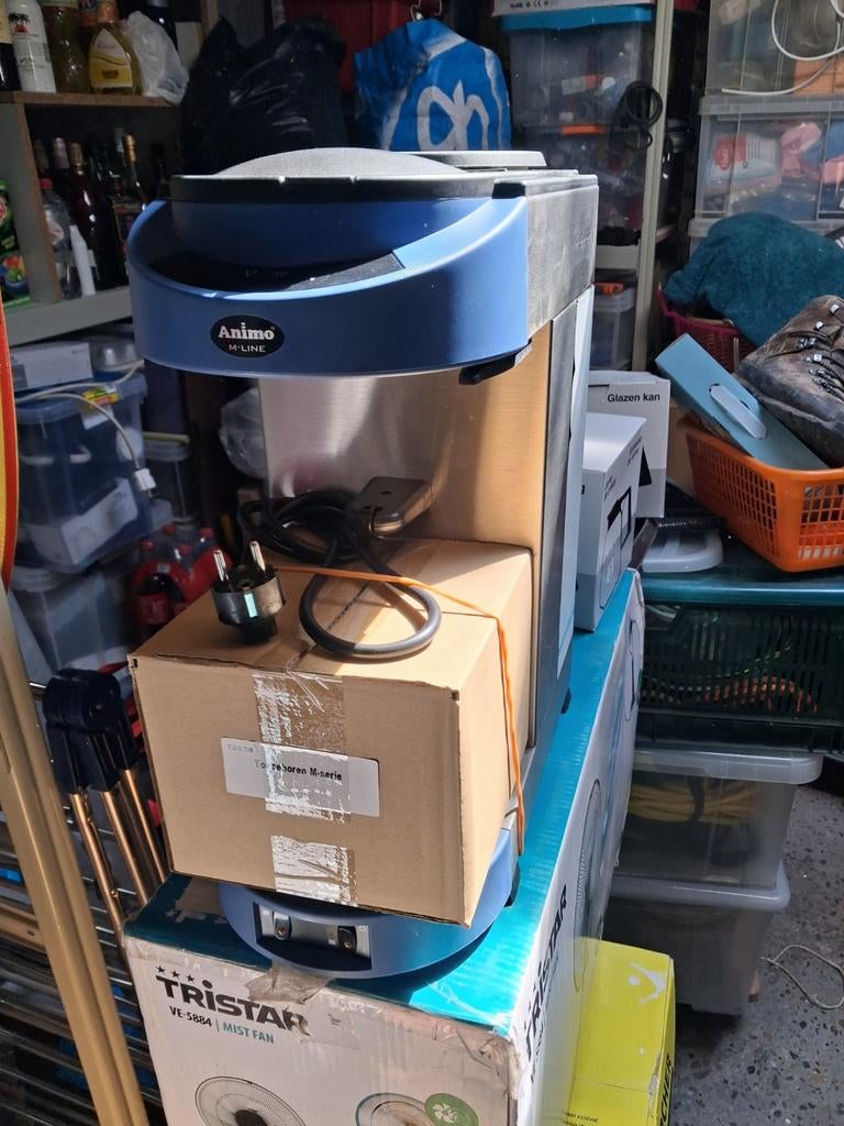 Animo M100 Koffiezetapparaat - Blauw, Professioneel, 10 kopjes of meer, Gemalen koffie, Ophalen of Verzenden, Koffiemachine