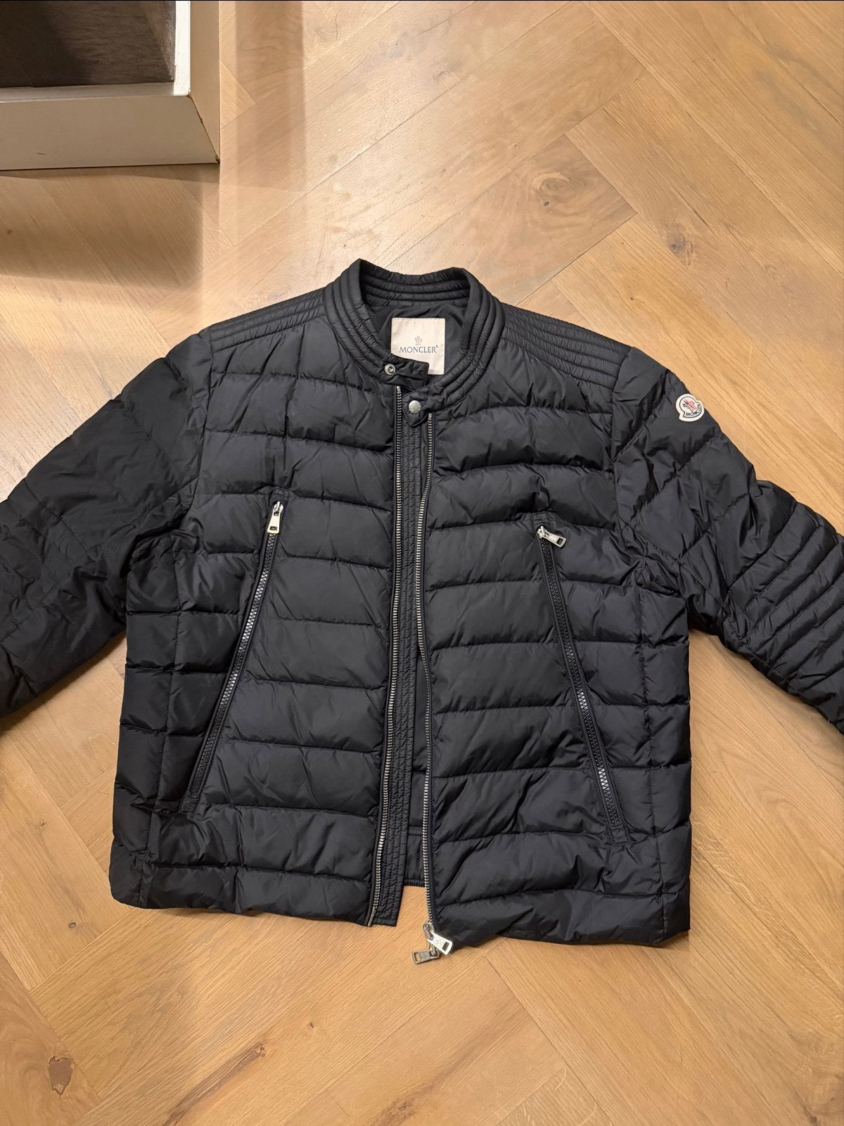 Moncler Amiot donsjack - Maat 7 (XXL), Kleding | Heren, Ophalen of Verzenden, Zo goed als nieuw, Overige maten, Zwart
