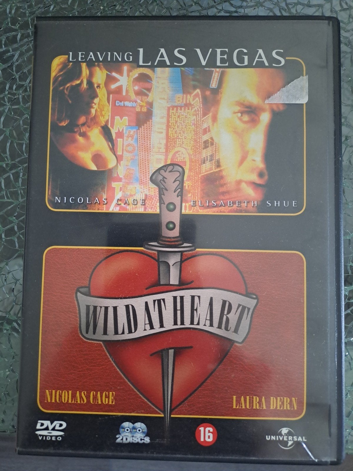 wild at heart / leaving Las Vegas (dvd), Alle leeftijden, Ophalen of Verzenden, Zo goed als nieuw, Actie en Avontuur