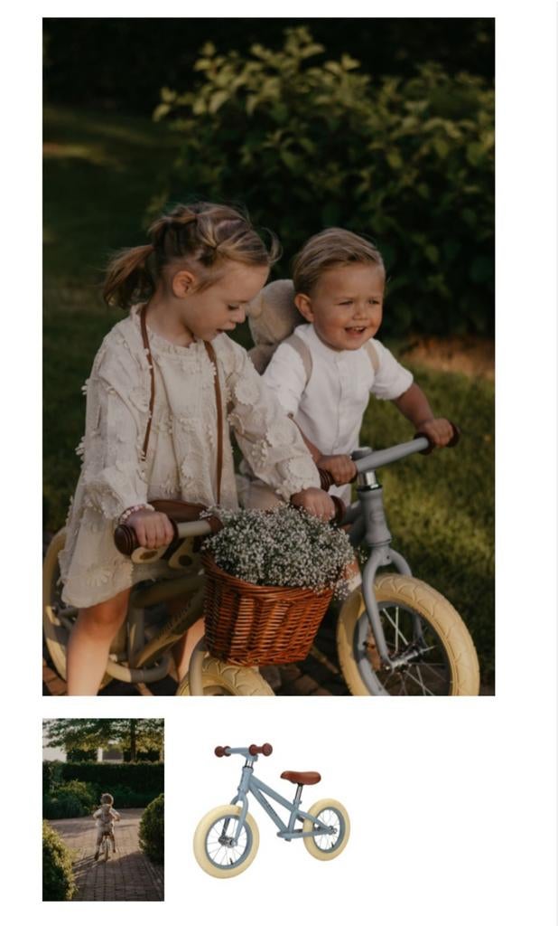 Loopfiets van Little Dutch nieuw!, Fietsen en Brommers, Fietsen | Kinderfietsjes, Ophalen, Nieuw, Minder dan 16 inch, Little dutch