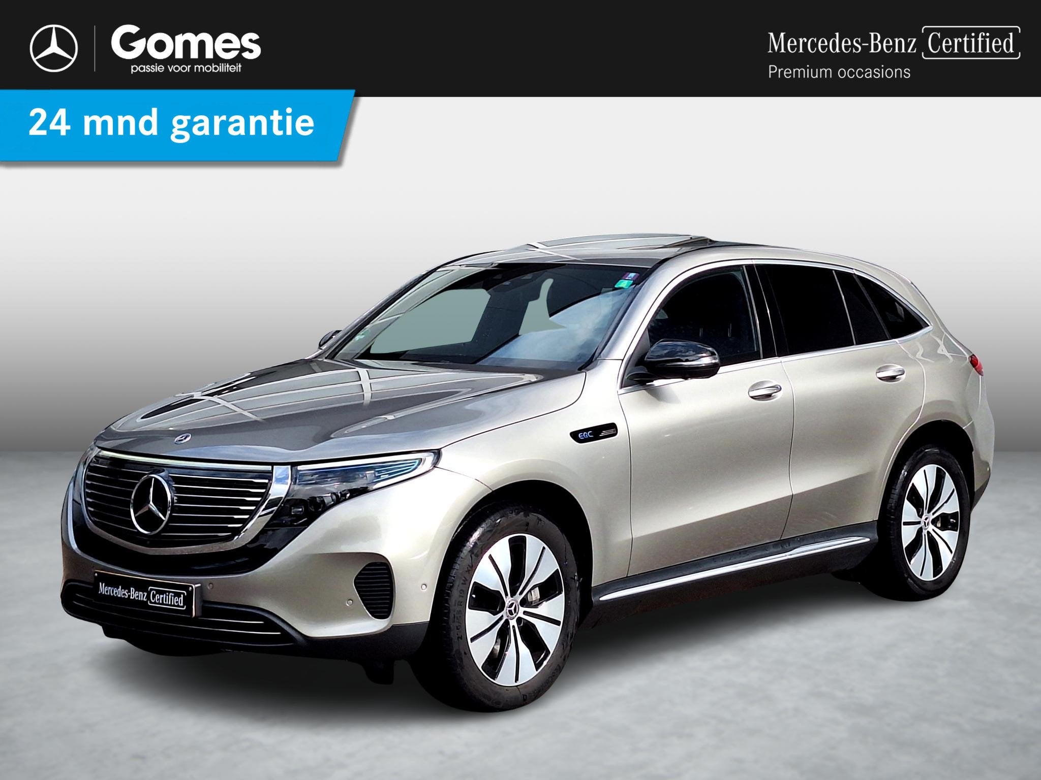 Mercedes-Benz EQC 400 4MATIC Premium Plus 80 kWh | Schuifdak, Auto's, Automaat, Stof, 80 kWh, 408 pk