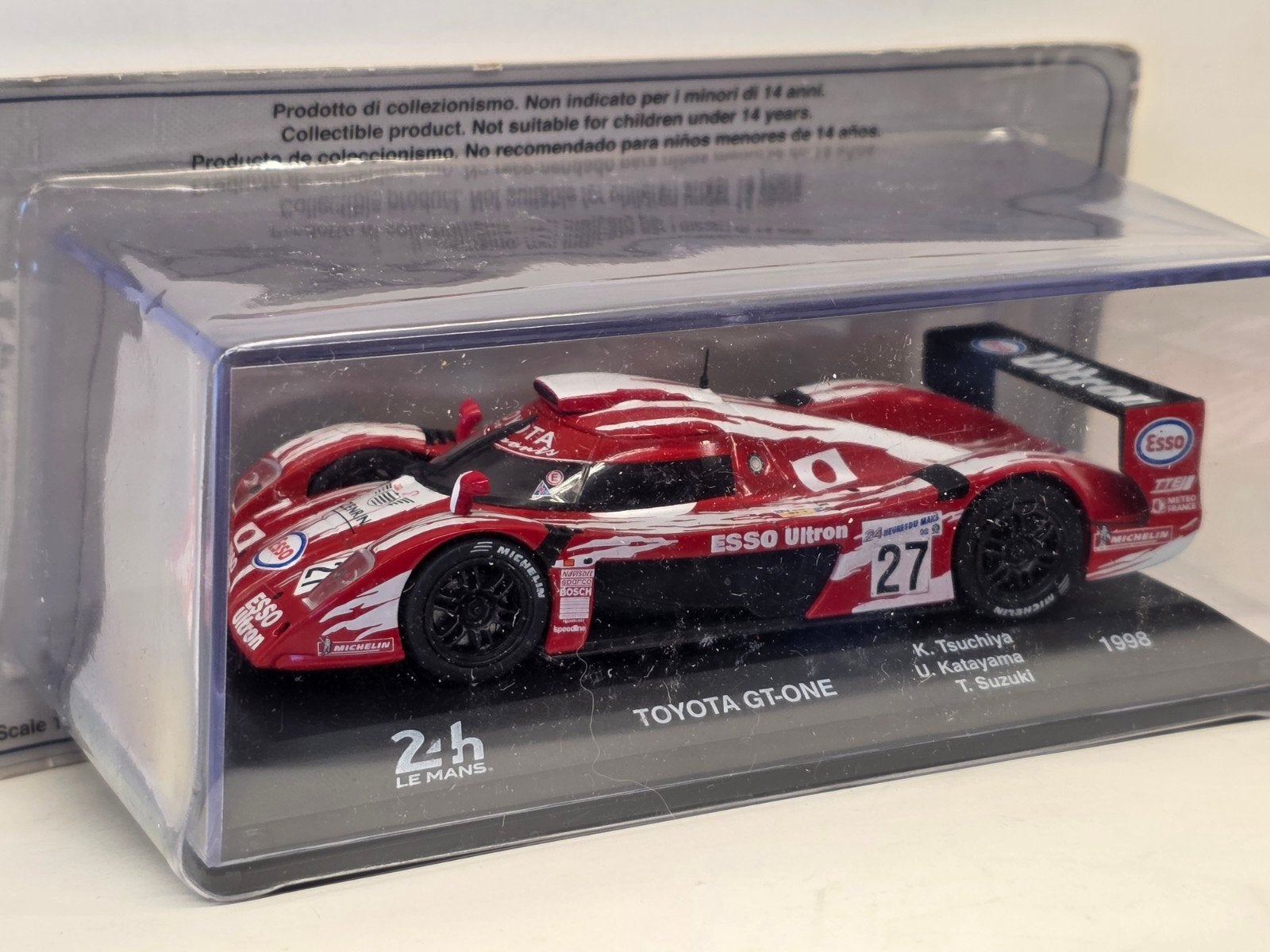 Toyota GT-One 24h Le Mans 1:43, Hobby en Vrije tijd, Modelauto's | 1:43, Overige merken, Auto, Nieuw, Ophalen of Verzenden