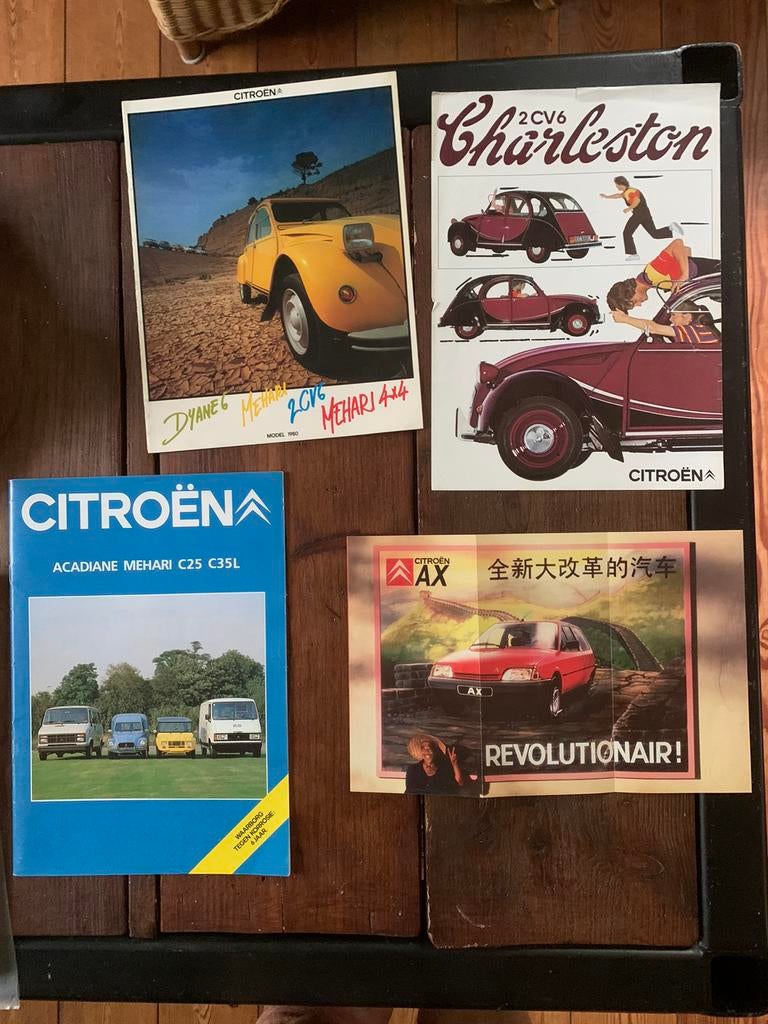 Citroen 2 CV boeken en folders., Ophalen of Verzenden, Zo goed als nieuw, Citroën