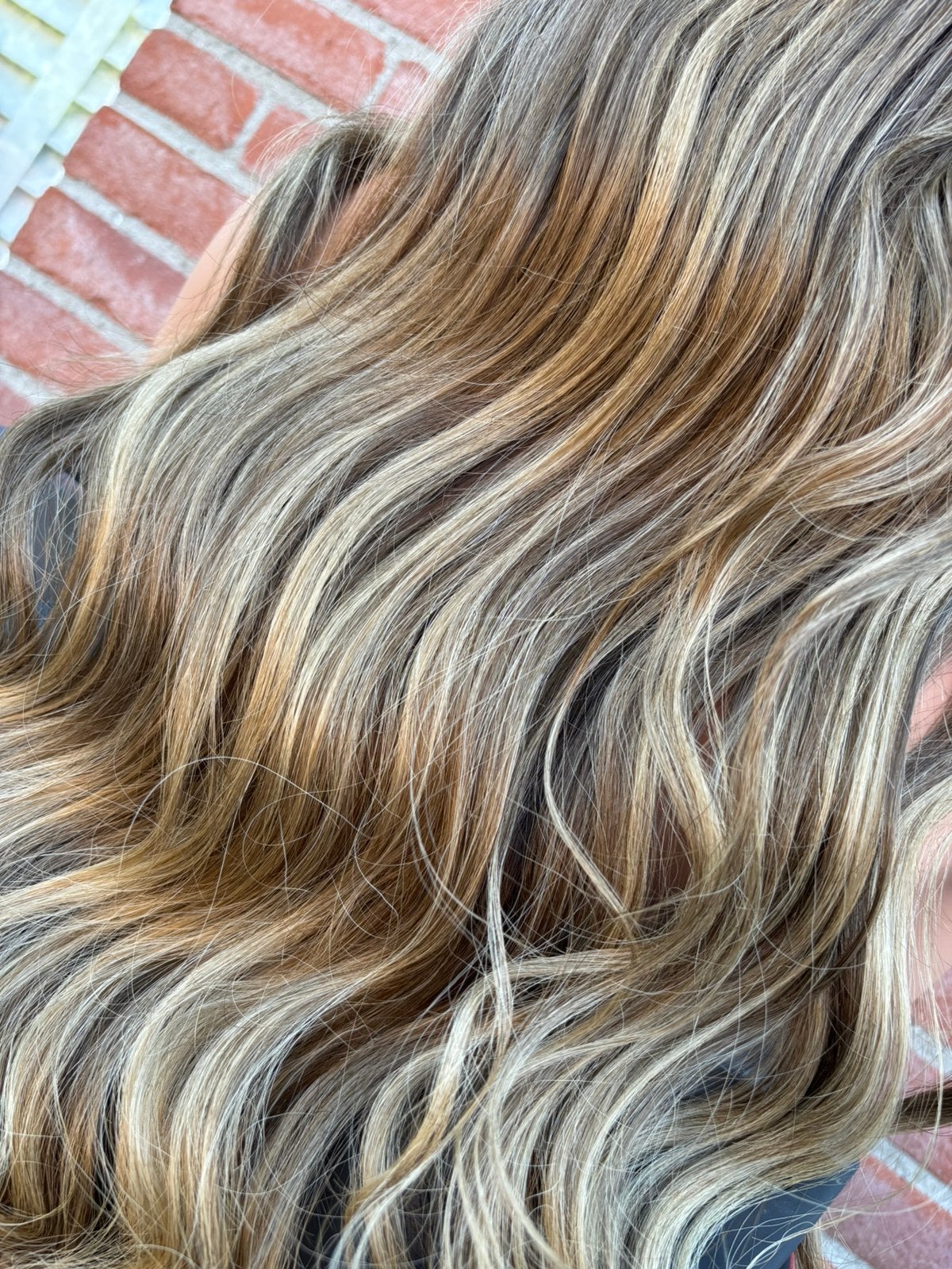 Highlights haarwerk lace wig pruik haarstuk echt haar, Ophalen, Zo goed als nieuw, Pruik of Haarverlenging