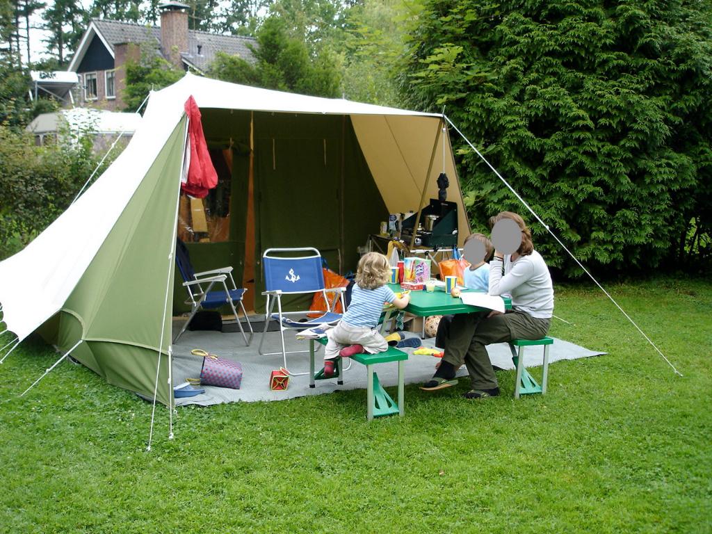 Randstad tent Leeuw, Caravans en Kamperen, Tenten, Ophalen, Gebruikt, Tot en met 6