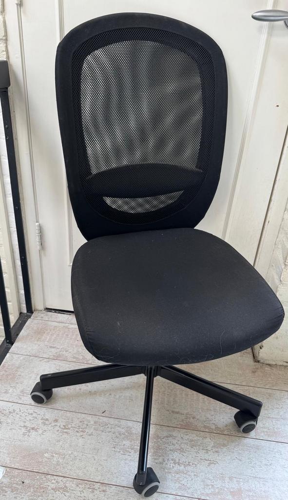 IKEA FLINTAN Bureaustoel - Zeer goede staat, Ophalen, Zo goed als nieuw, Zwart, Bureaustoel
