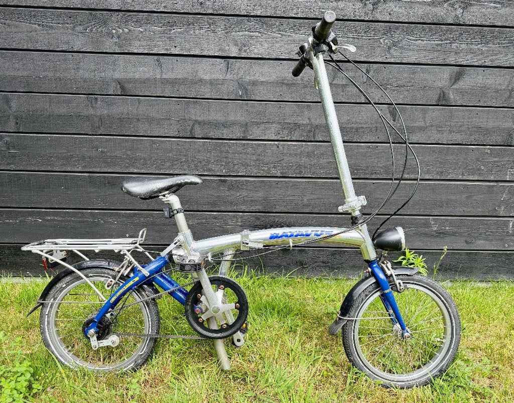 Batavus Vice Versa vouwfiets / alu frame / 4 speed / vintage, Fietsen en Brommers, Fietsen | Vouwfietsen, Ophalen, Gebruikt, Velgrem