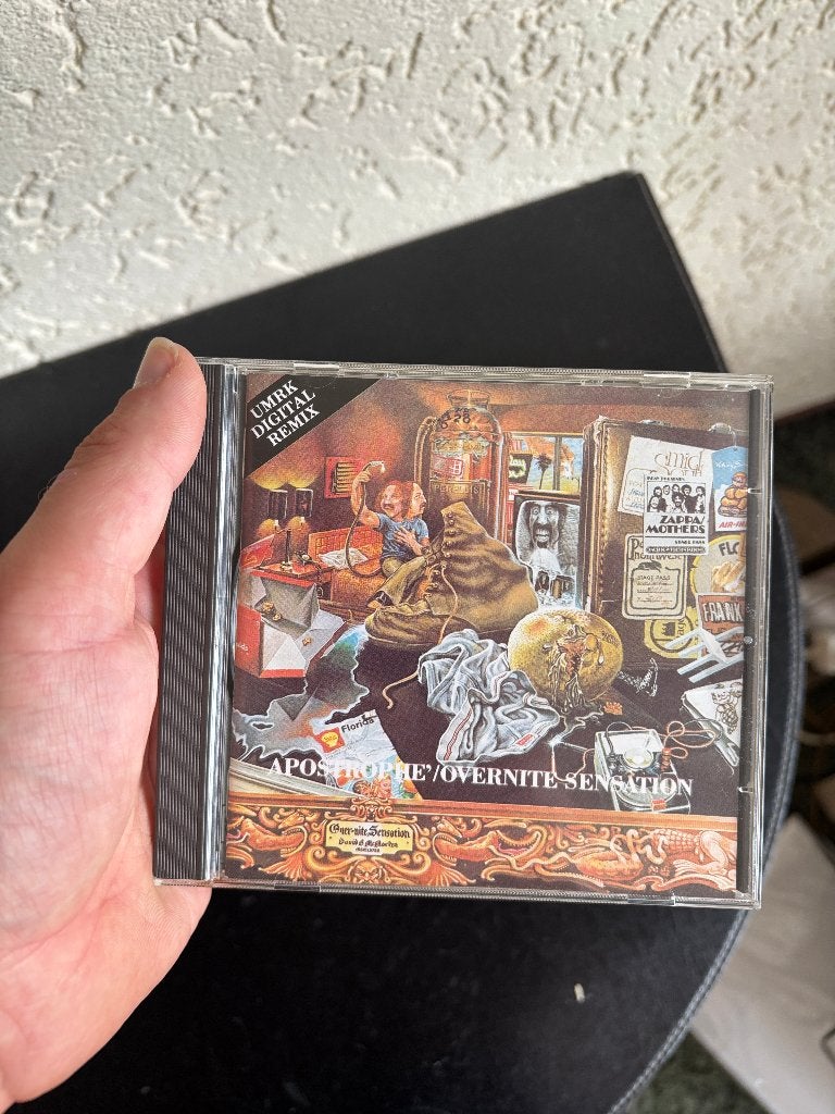 Frank Zappa - Apostrophe / Overnite Sensation - 1990, Ophalen of Verzenden, Gebruikt, Poprock, Album