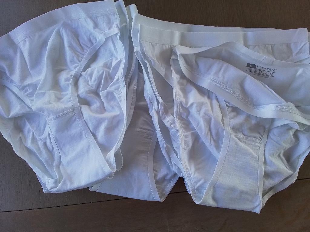 Dames slip ten cate nieuw maat L., Ophalen of Verzenden, Wit, Slip