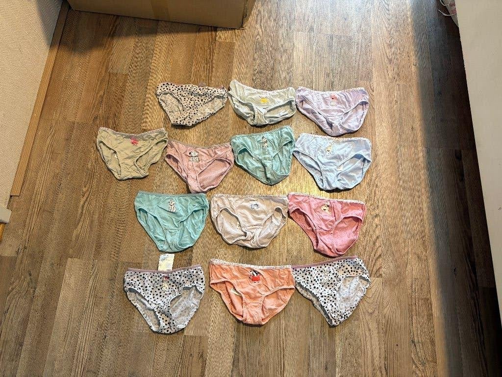H & M MEISJE ONDERBROEKEN PAKKET, MAAT: 110/116, Nacht- of Onderkleding, Gebruikt, Meisje, H&M