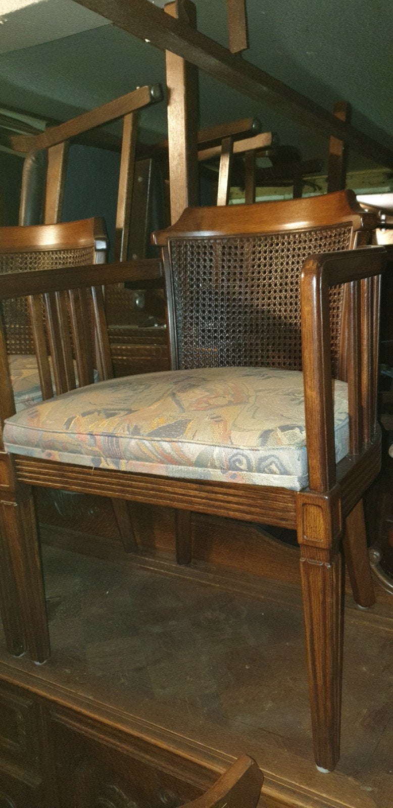 4 Kersen eetkamer armstoelen, Ophalen