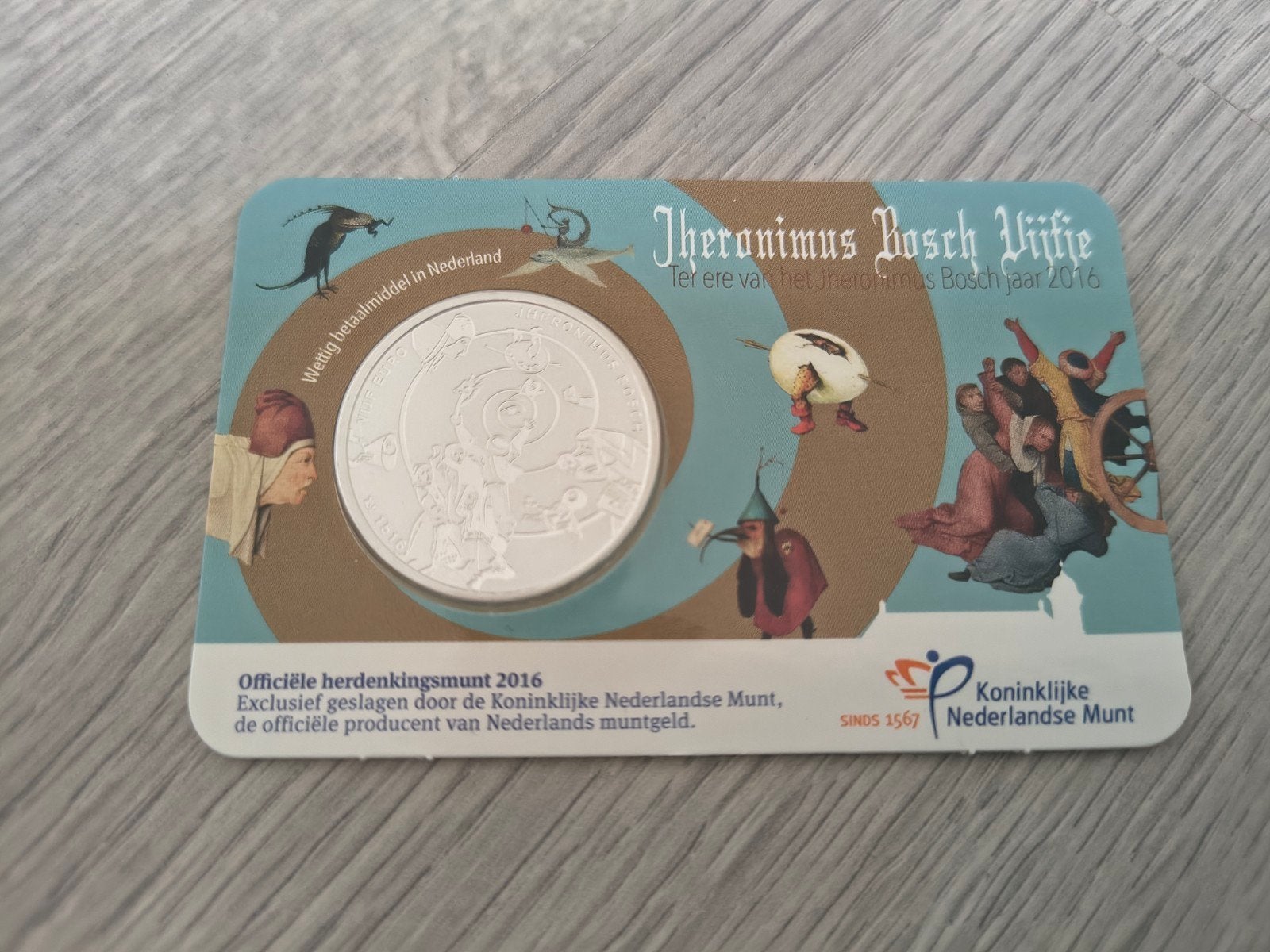 BU en UNC coincards herdenking en pennings 2016 - 7 stuks, Ophalen of Verzenden, Koningin Beatrix, Euro's, Setje