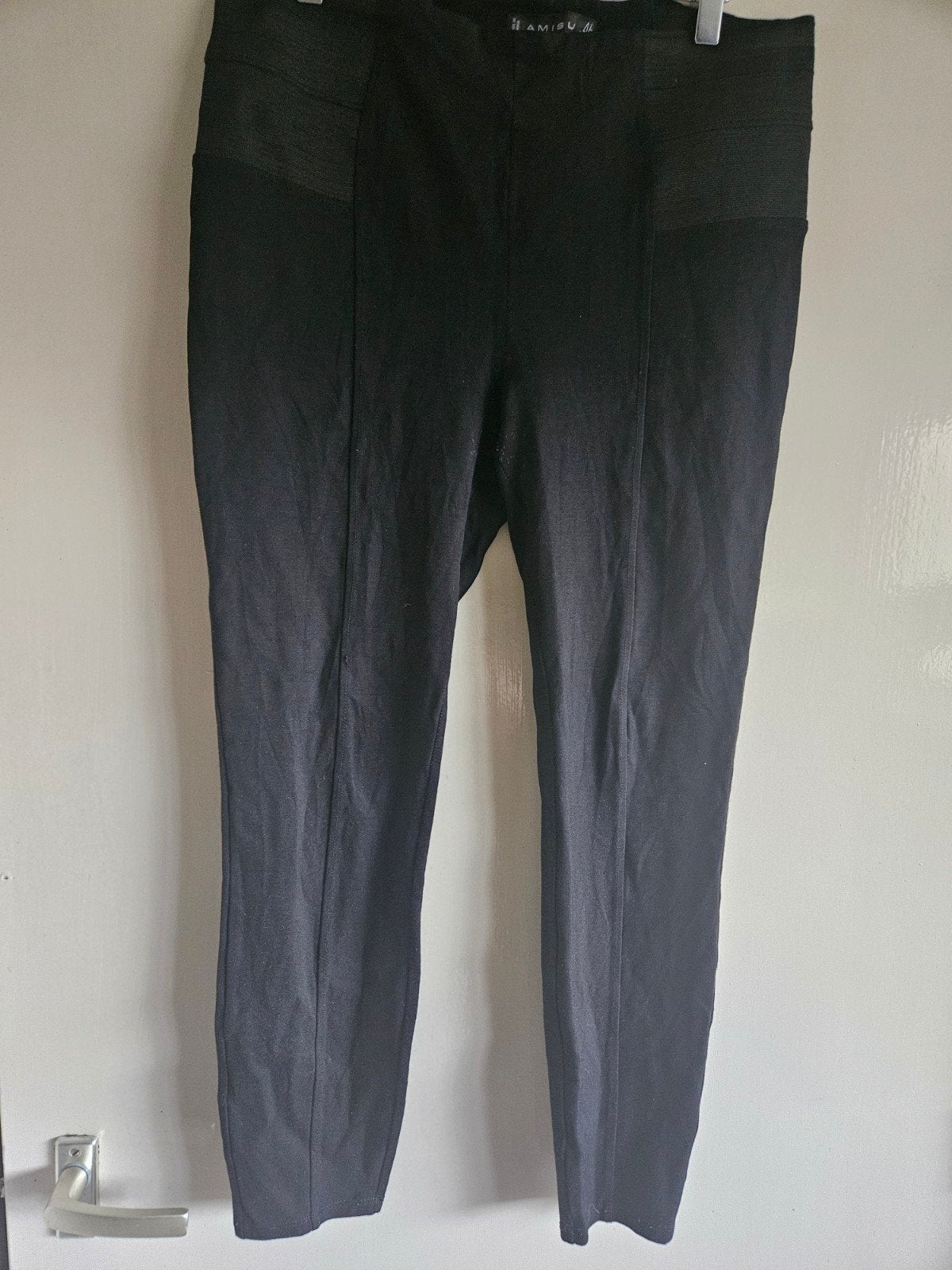 Zwarte tregging van Amisu, Kleding | Dames, Zwart, Maat 46/48 (XL) of groter, Ophalen of Verzenden, Lang