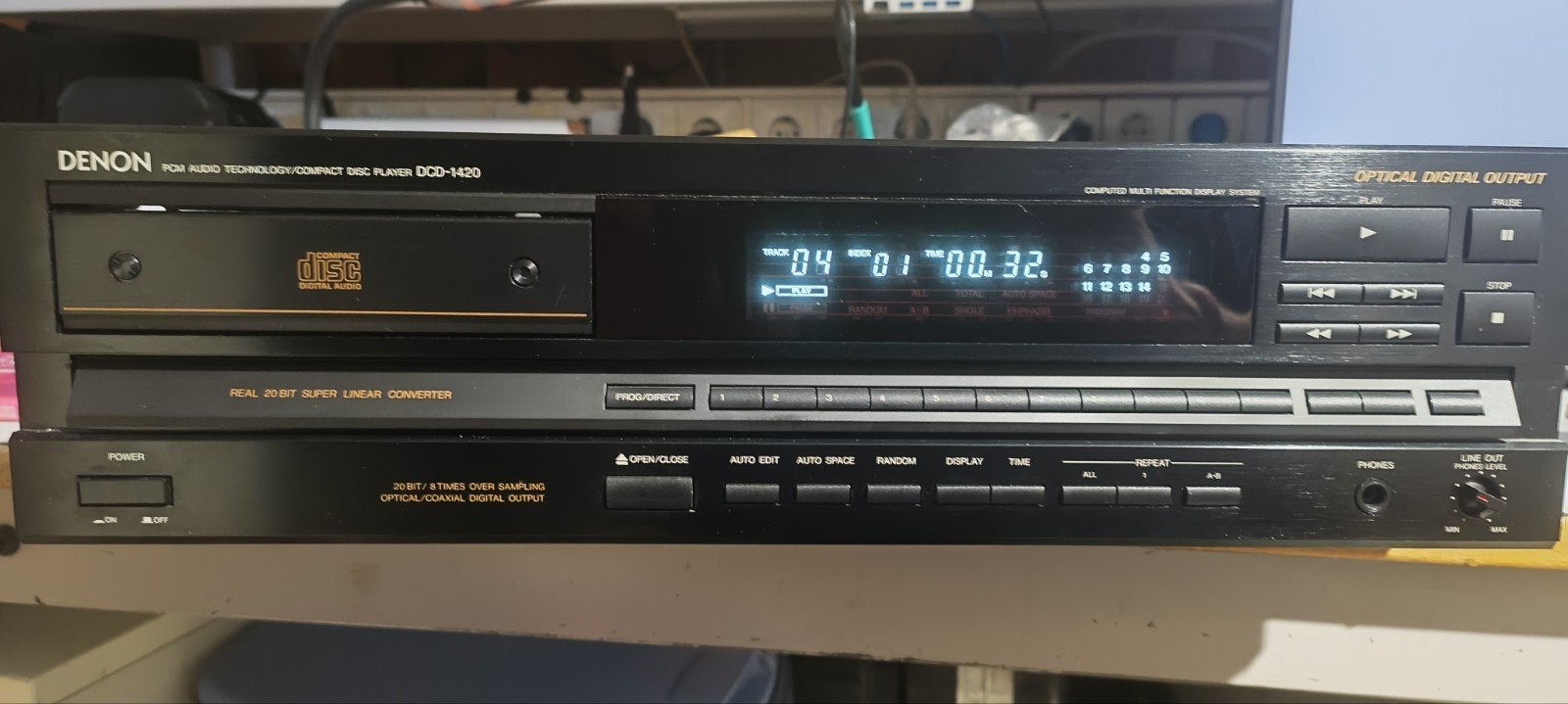 Denon DCD-1420 voor onderdelen, Ophalen of Verzenden, Niet werkend, Overige merken