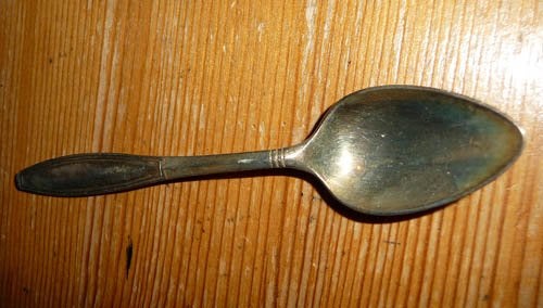 Verzilverd theelepeltje, Ophalen of Verzenden
