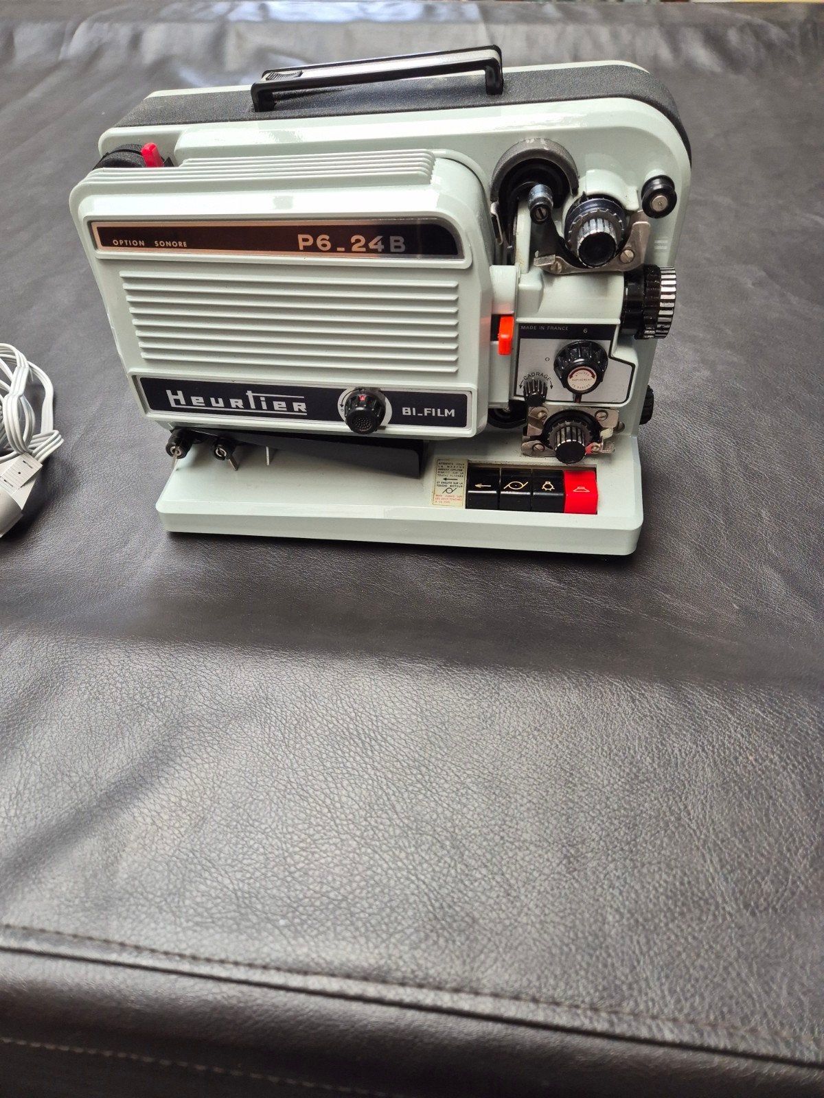 Heurtier P6.24B Super 8 filmprojector - Vintage, Audio, Tv en Foto, Ophalen of Verzenden, Gebruikt