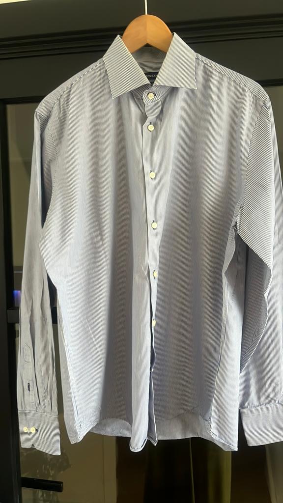 Brixon, Kleding | Heren, Ophalen of Verzenden, Zo goed als nieuw, Blauw, Halswijdte 41/42 (L)