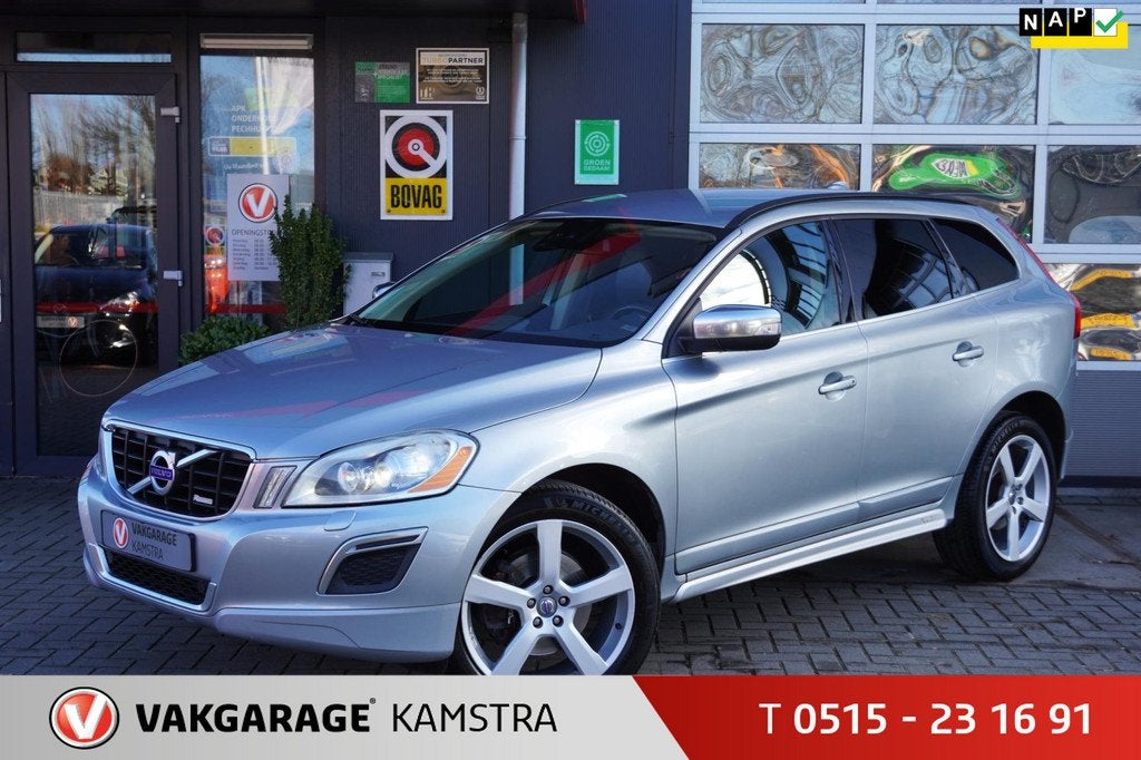 Volvo XC60 2.0T R-Design 203 PK NAP/Leder/Navi/Clima/Cruise, Auto's, Volvo, Euro 5, 4 cilinders, Bedrijf, XC60
