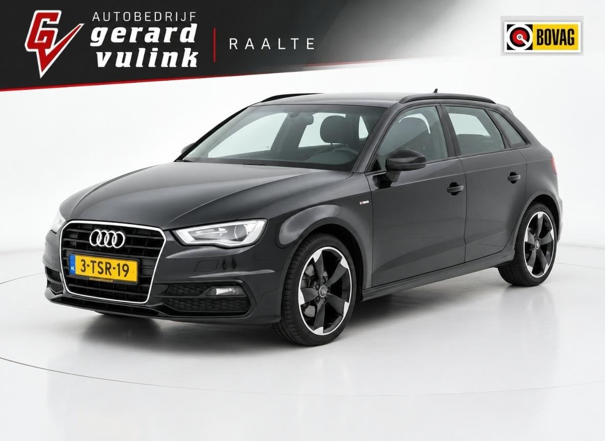 Audi A3 Sportback 1.4 TFSI Ambition Pro Line S g-tron, Auto's, Gebruikt, 4 cilinders, CNG (Aardgas), Zwart