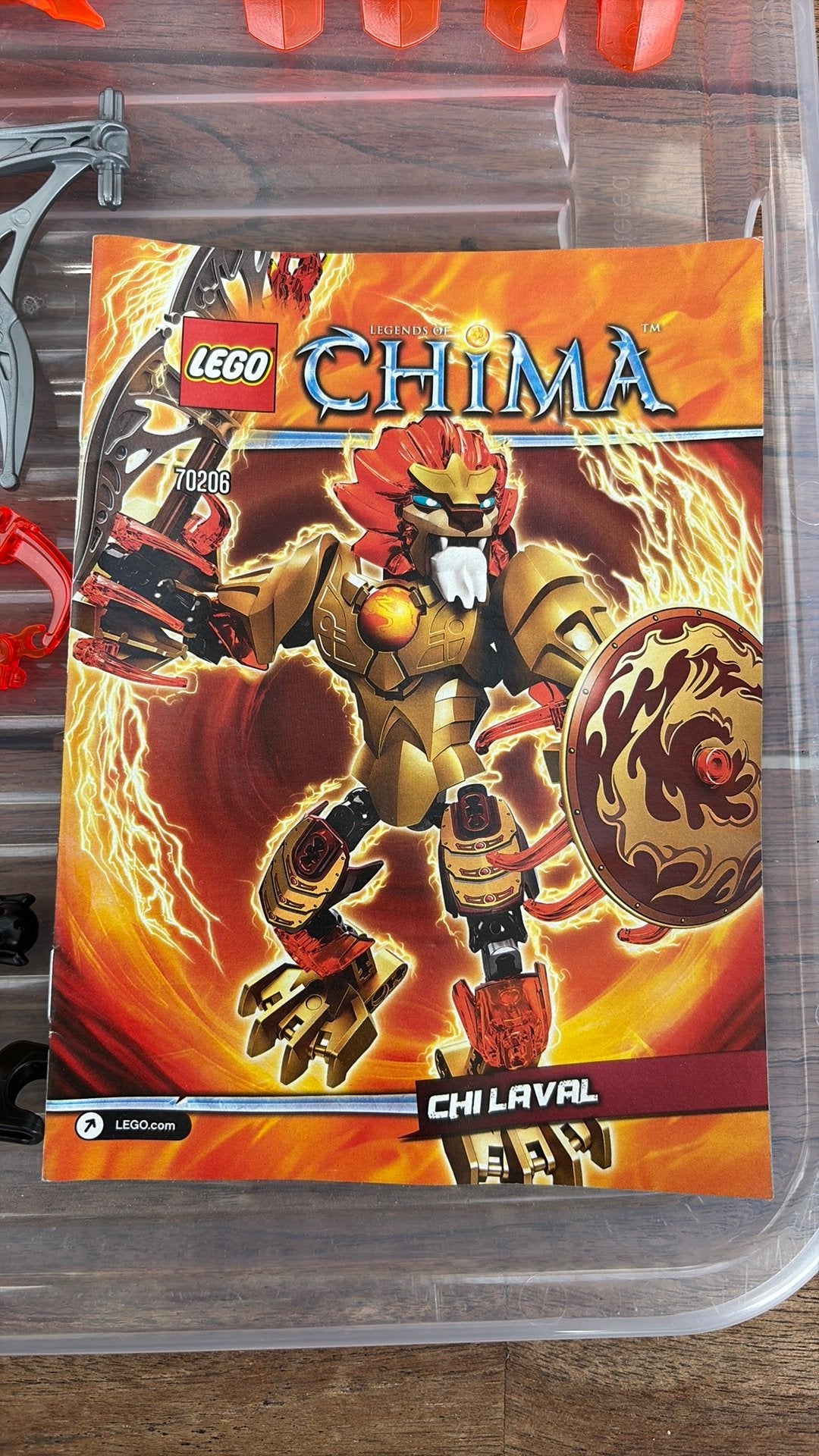 Lego Chima 70206 compleet met boekje, Ophalen of Verzenden, Zo goed als nieuw