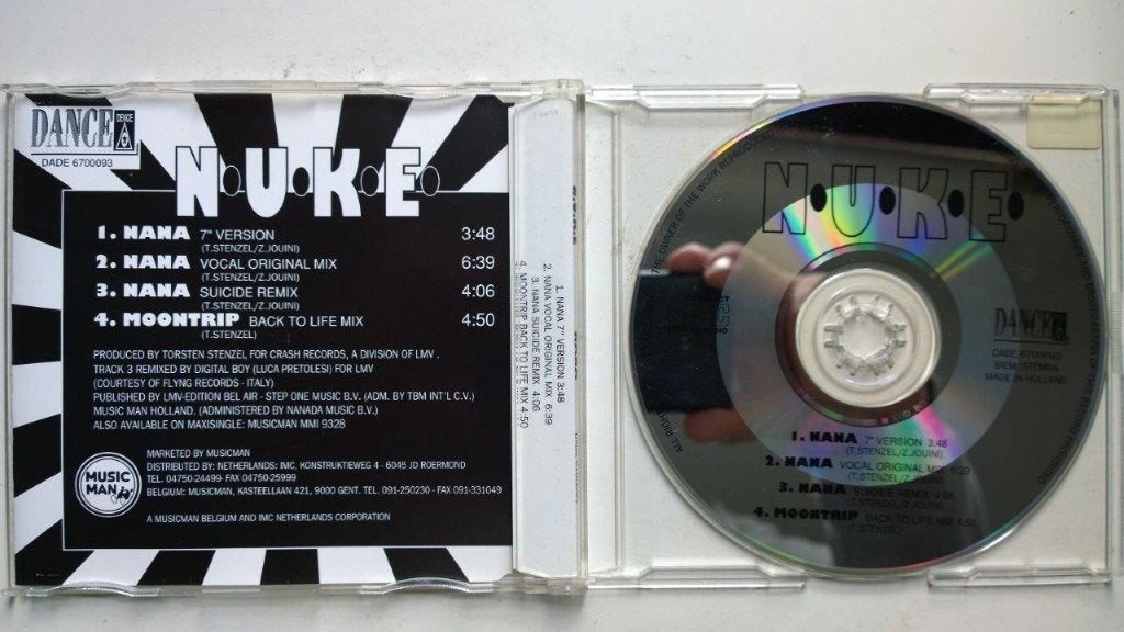 N·U·K·E· - Nana, Maxi-single, Dance, Ophalen of Verzenden, Zo goed als nieuw