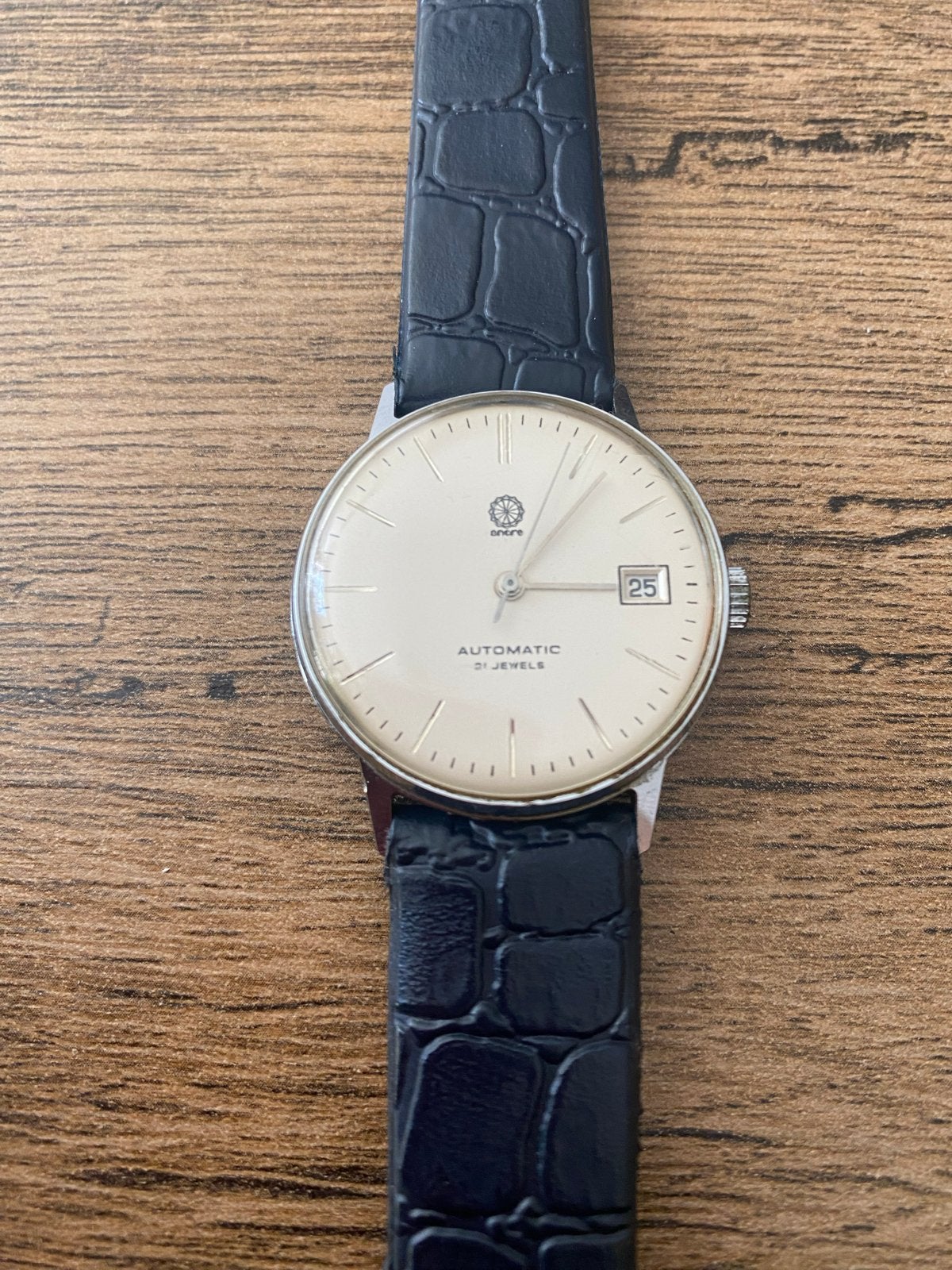 Prim ANCRE Automatic horloge jaren '70, Overige merken, Staal, Met bandje, Polshorloge