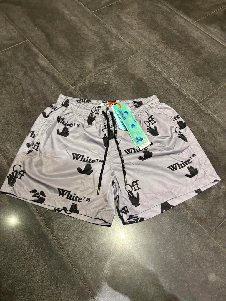 Off-White Zwemshort Grijs Maat S, Ophalen of Verzenden, Maat 46 (S) of kleiner, Grijs, Zwemshort