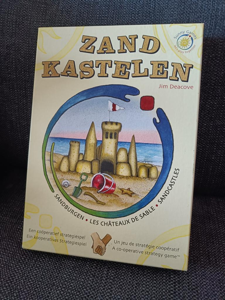 Zandkastelen: Coöperatief strategiespel voor het hele gezin, Een of twee spelers, Ophalen of Verzenden, Zo goed als nieuw, Sunny Games