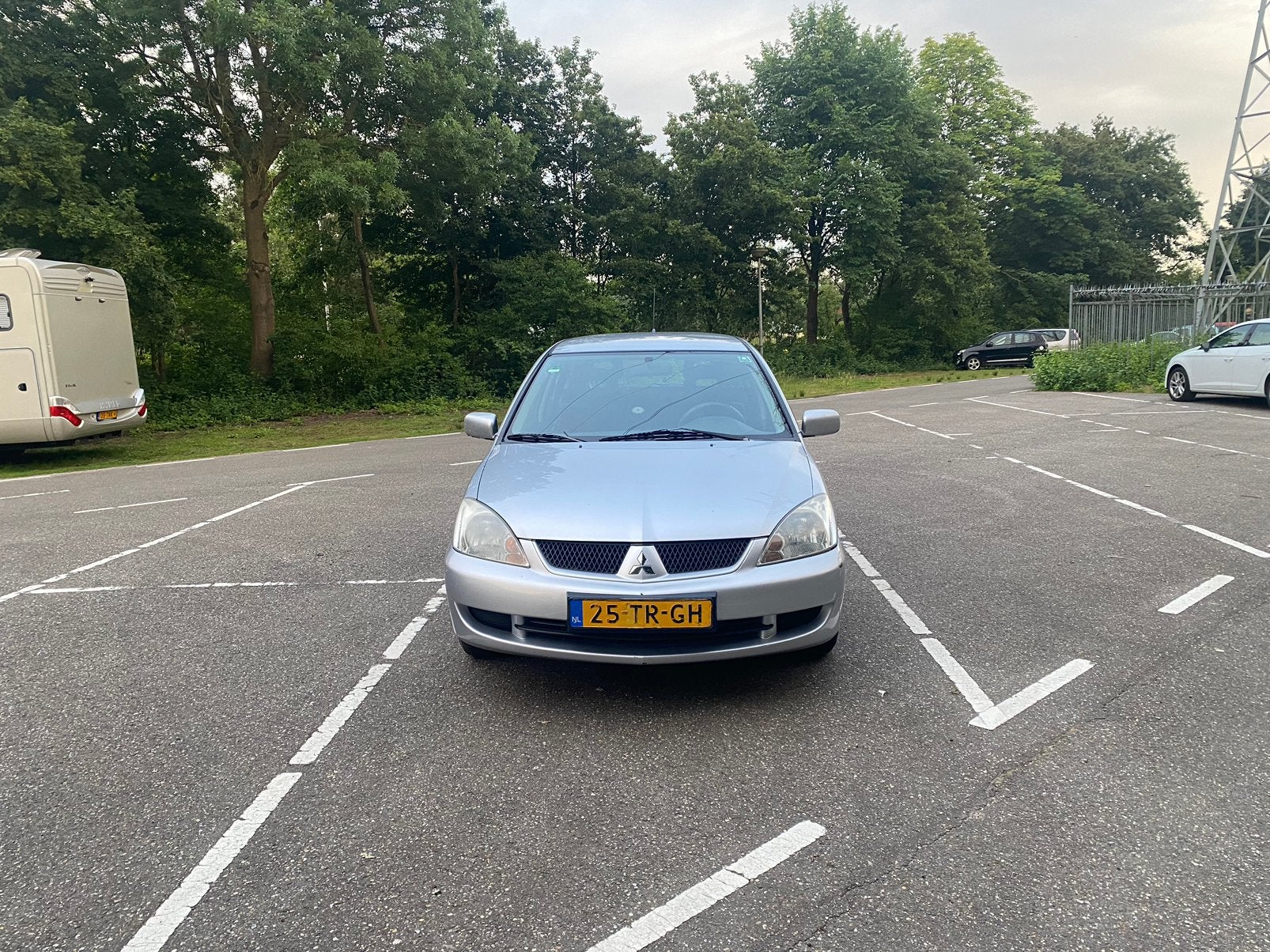 Mitsubishi Lancer 1.6 C Wagon 2006 Grijs, Auto's, Mitsubishi, Particulier, Lancer, Benzine, C, Stationwagon, Handgeschakeld, Origineel Nederlands