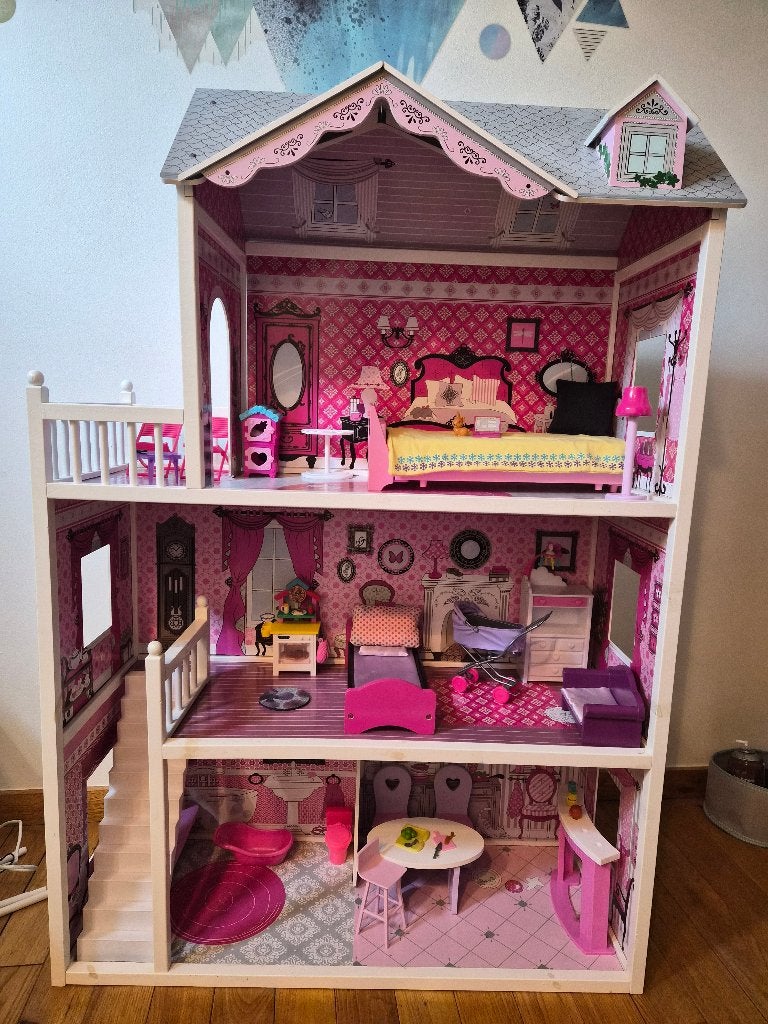 Doll (Barbie) house, Ophalen, Zo goed als nieuw, Poppenhuis