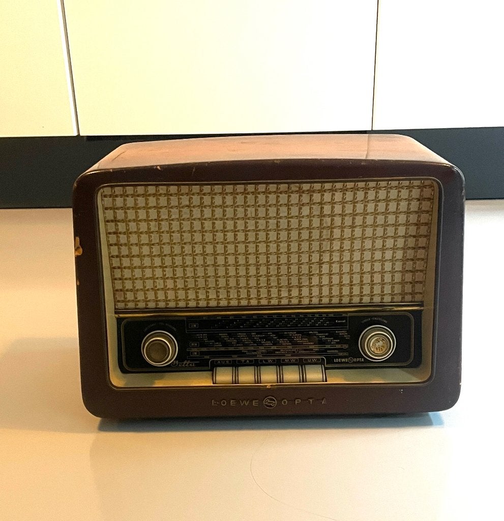 Retro vintage radio, Ophalen of Verzenden, Gebruikt, Overige typen
