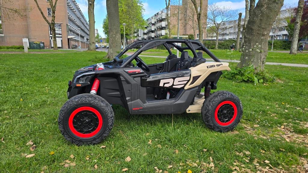 Can-Am Maverick X3 24V Kinderauto - 2-zits Buggy 4x4, Ophalen, Zo goed als nieuw