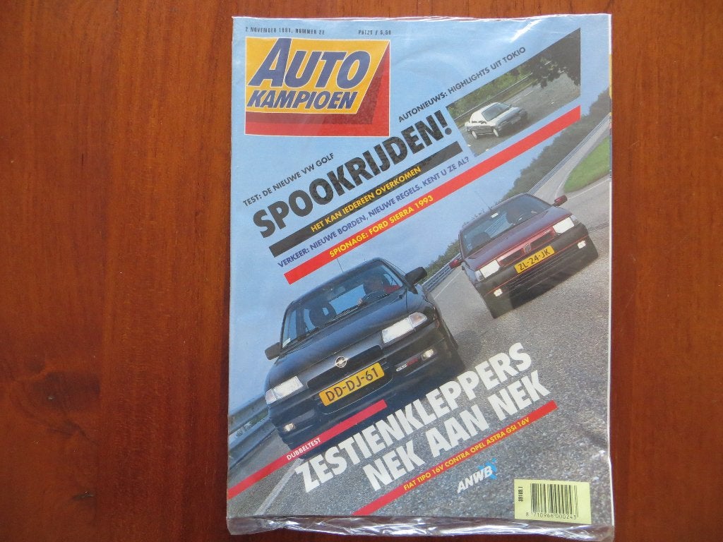 Autokampioen 22 1991 Ford Sierra, Fiat Tipo 16V, Astra GSI, Ophalen of Verzenden, Nieuw, Ford