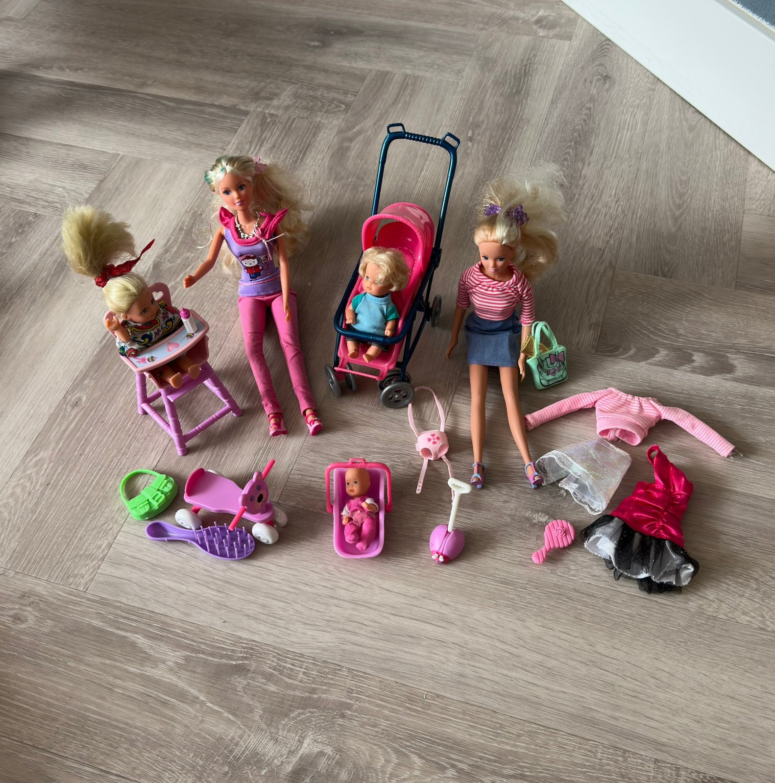Barbie met baby’s, Ophalen, Gebruikt, Barbie