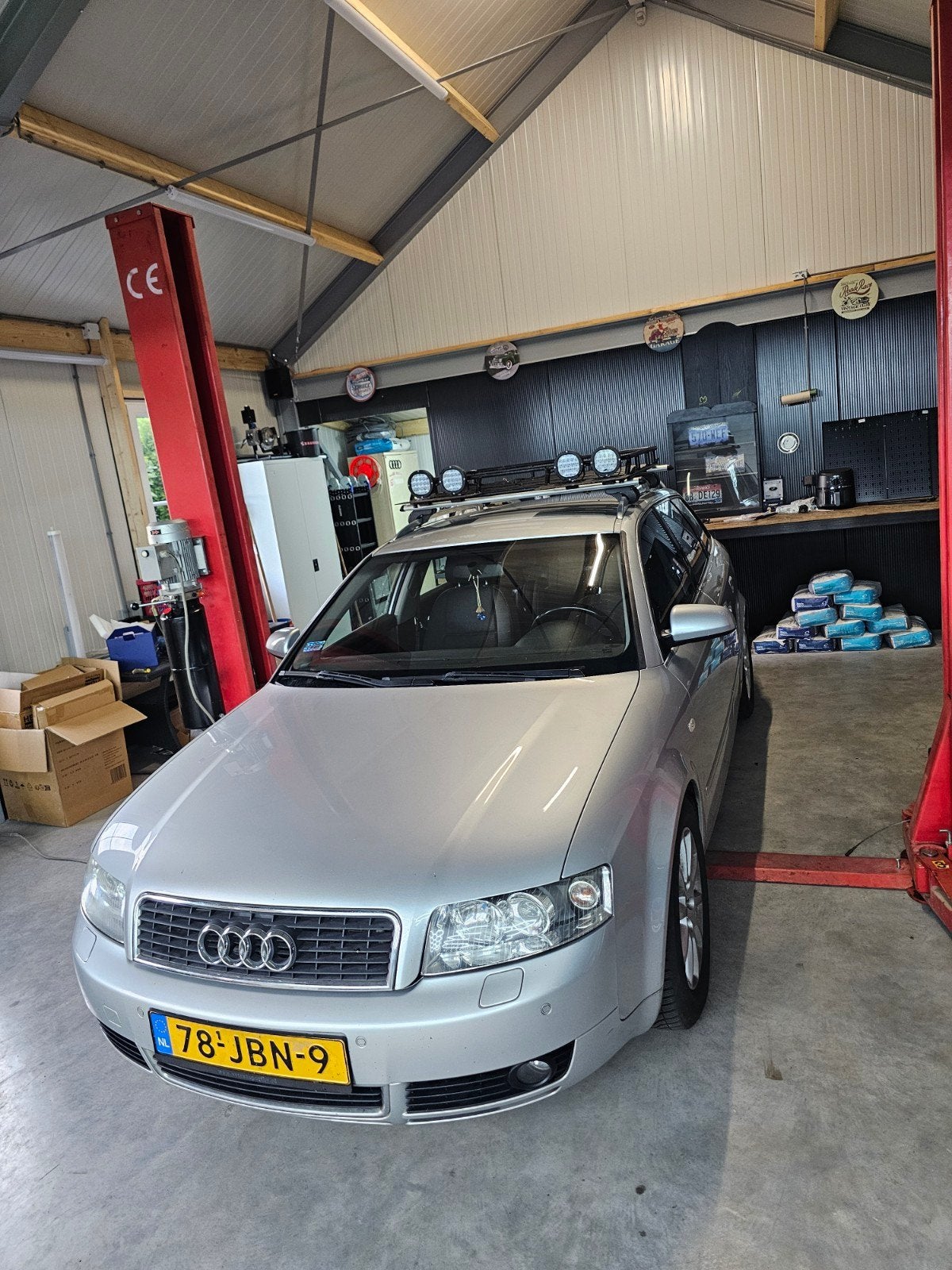 Audi A4 2.5 tdi quattro s-line 180 pk, Auto's, Stof, 1800 kg, Zwart, 2496 cc