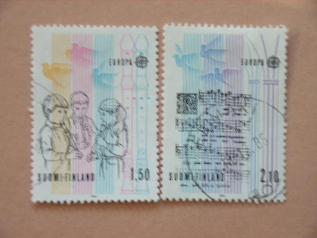GE   Finland 968-969, Ophalen of Verzenden, Finland, Gestempeld