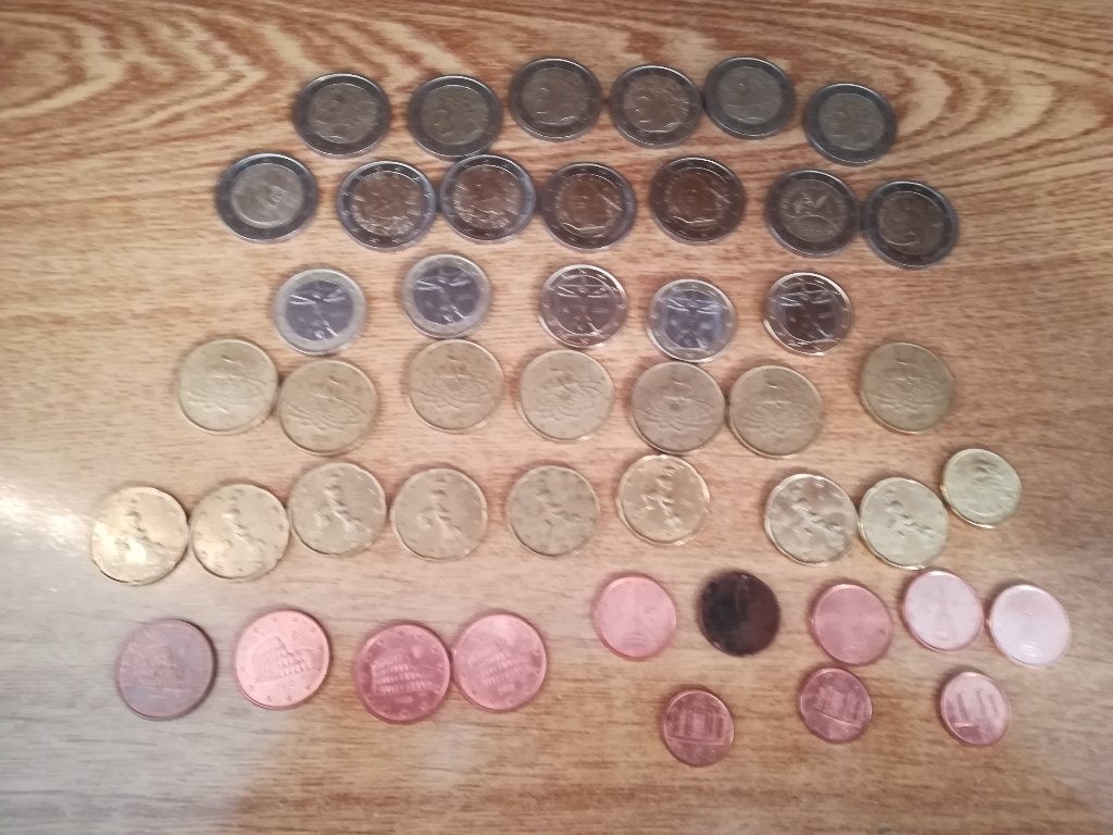 Euromunten euro munten munt herdenkingsmunten eurocent cent, Postzegels en Munten, Zilver, Overige landen, Losse munt, Overige waardes