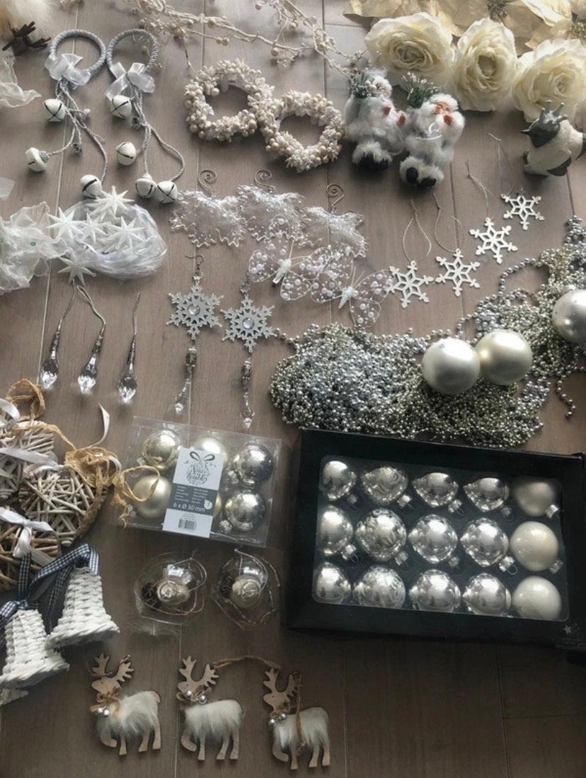 Kerstboom decoratie spulletjes, Ophalen, Zo goed als nieuw