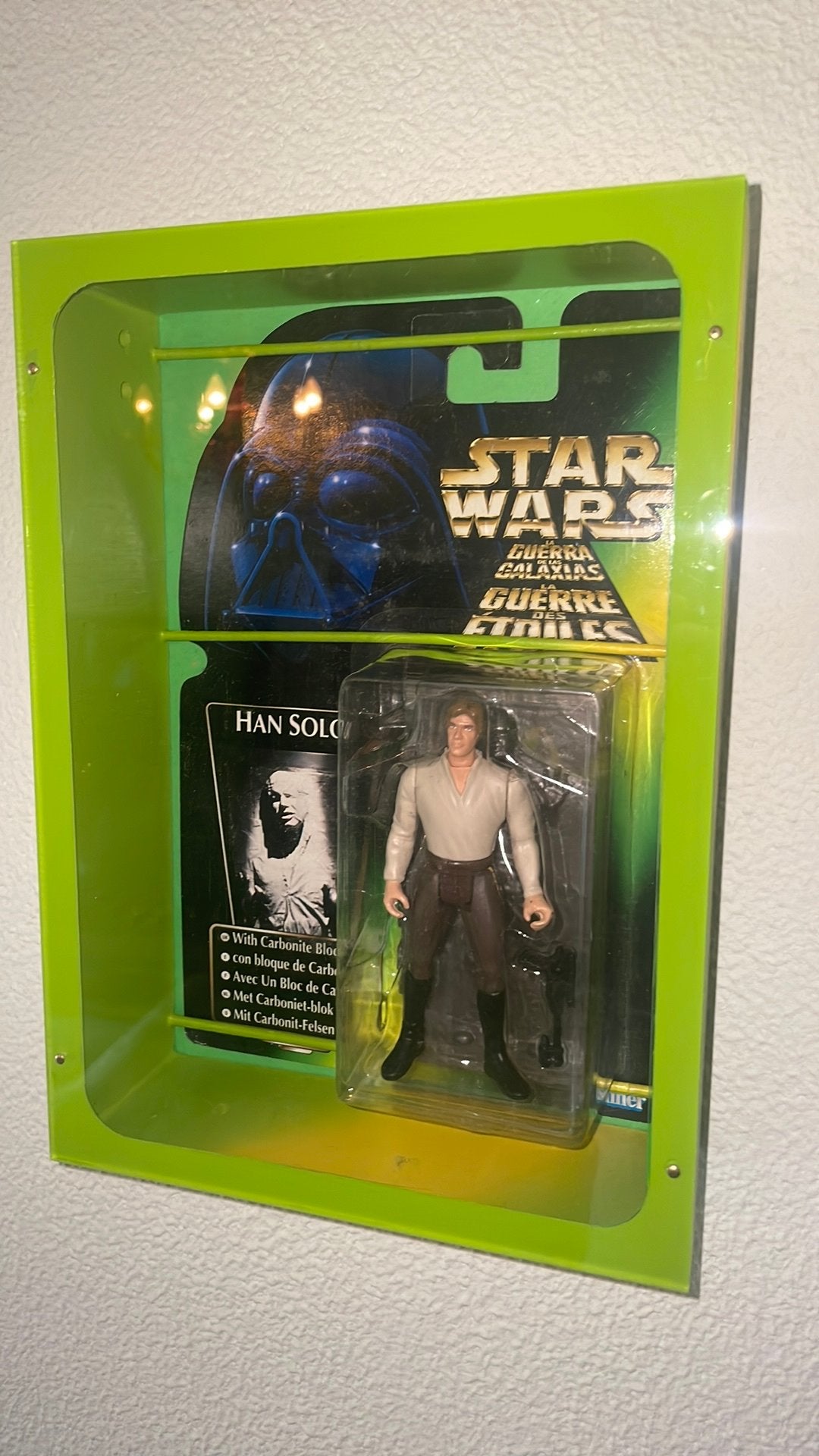 Star Wars Han Solo en Carbonite block, Ophalen of Verzenden, Zo goed als nieuw, Actiefiguurtje