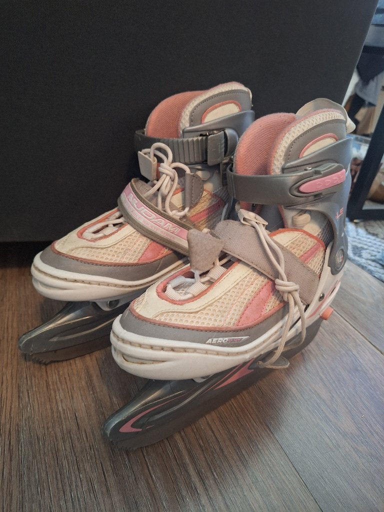 Schattige roze Nijdam meisjes schaatsen, maat 34-37, Ophalen of Verzenden, Zo goed als nieuw, Kunstschaatsen, Nijdam