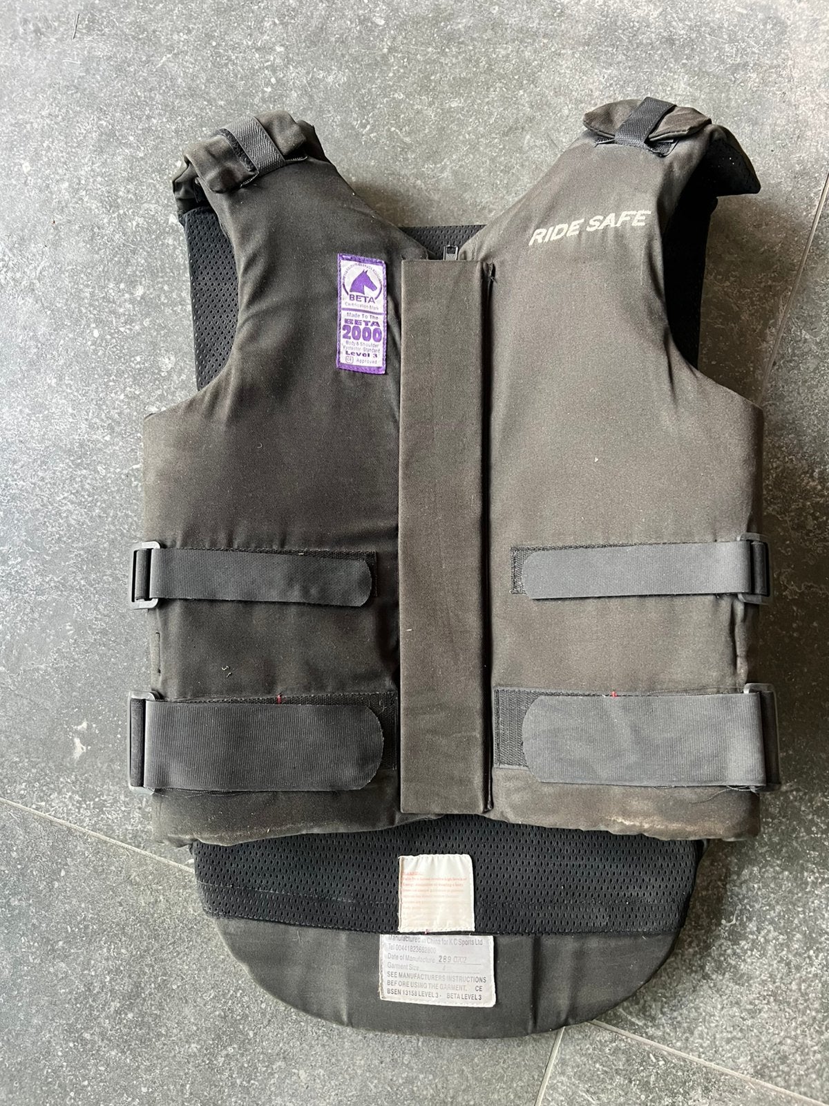 Riuterspring harnas paardensport body protector, Ophalen, Gebruikt