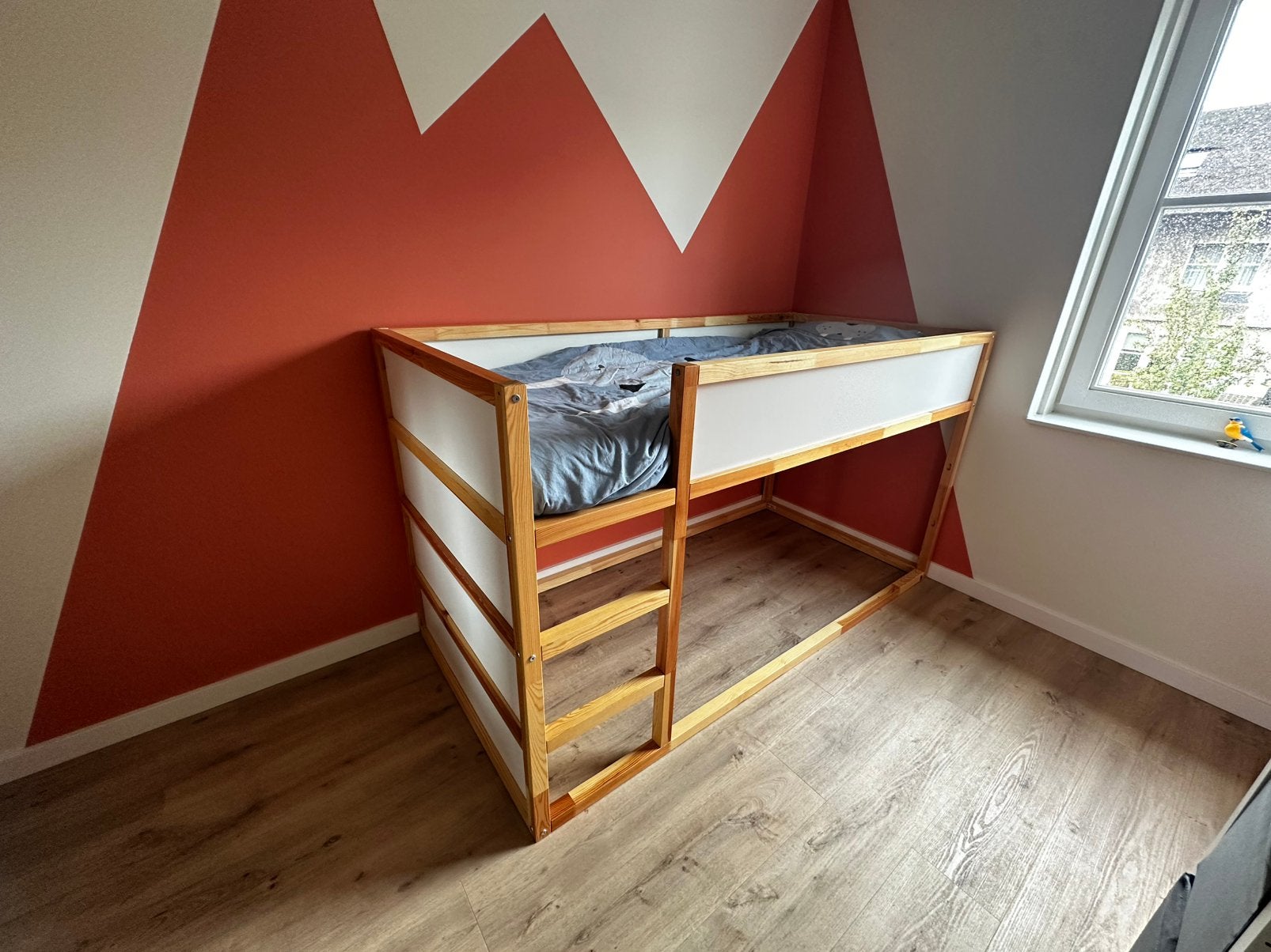 ZGAN Ikea Kura bed - half hoogslaper, Kinderen en Baby's, Ophalen, Zo goed als nieuw, Hoogslaper