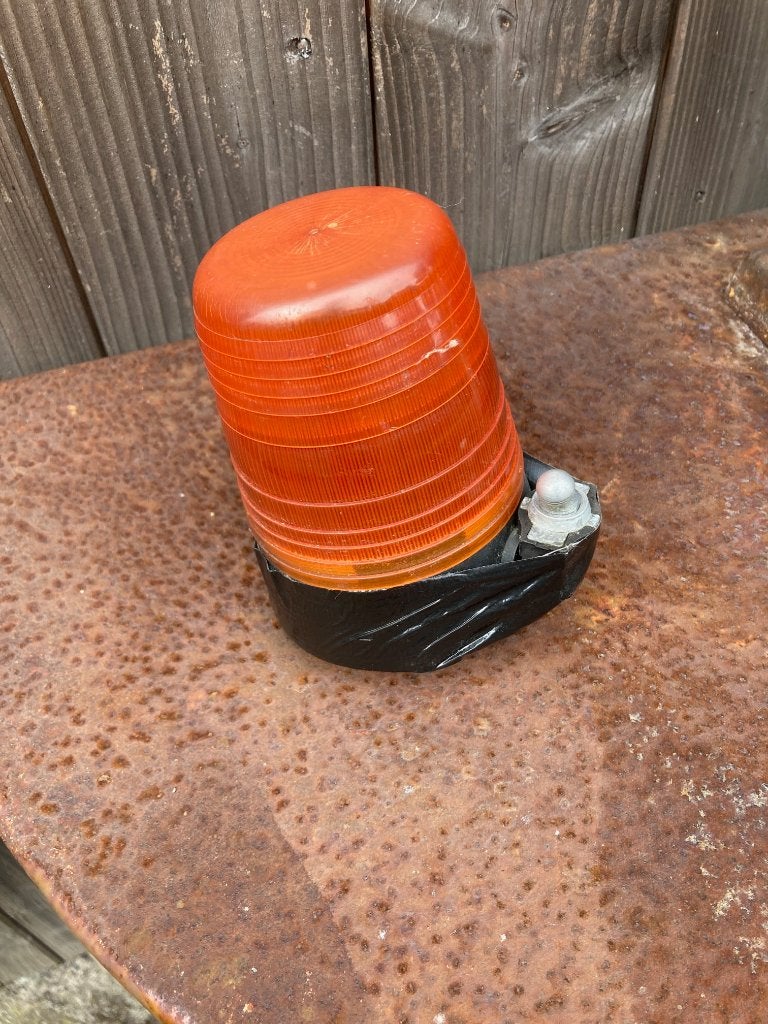 Zwaailicht skelter oranje (werkend), Ophalen, Gebruikt, Berg